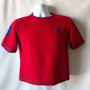 U.S.Polo Assn.boys red short-sleeve t-shirt size 18